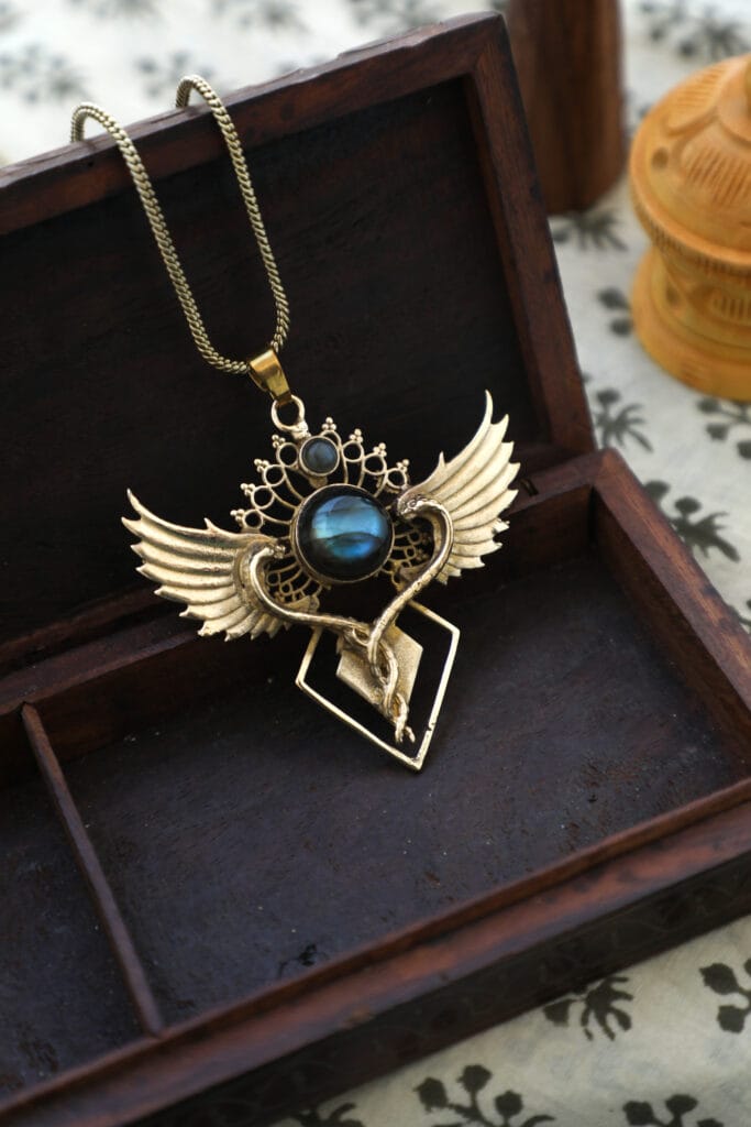 Snake Wing Necklace