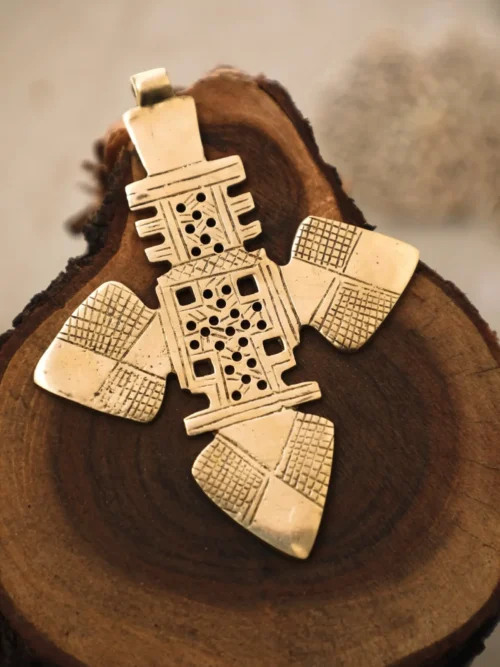 Axum Cross Brass Pendant
