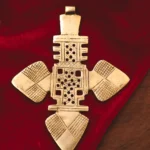 Axum Cross Brass Pendant