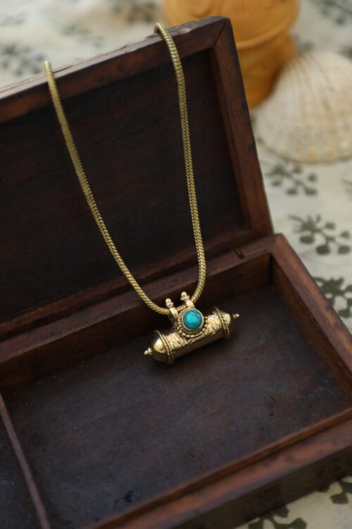 Caja secreta turquesa