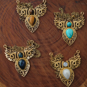 Drachenfeder Halskette