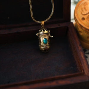 Amulett zu öffnende Halskette Anhänger