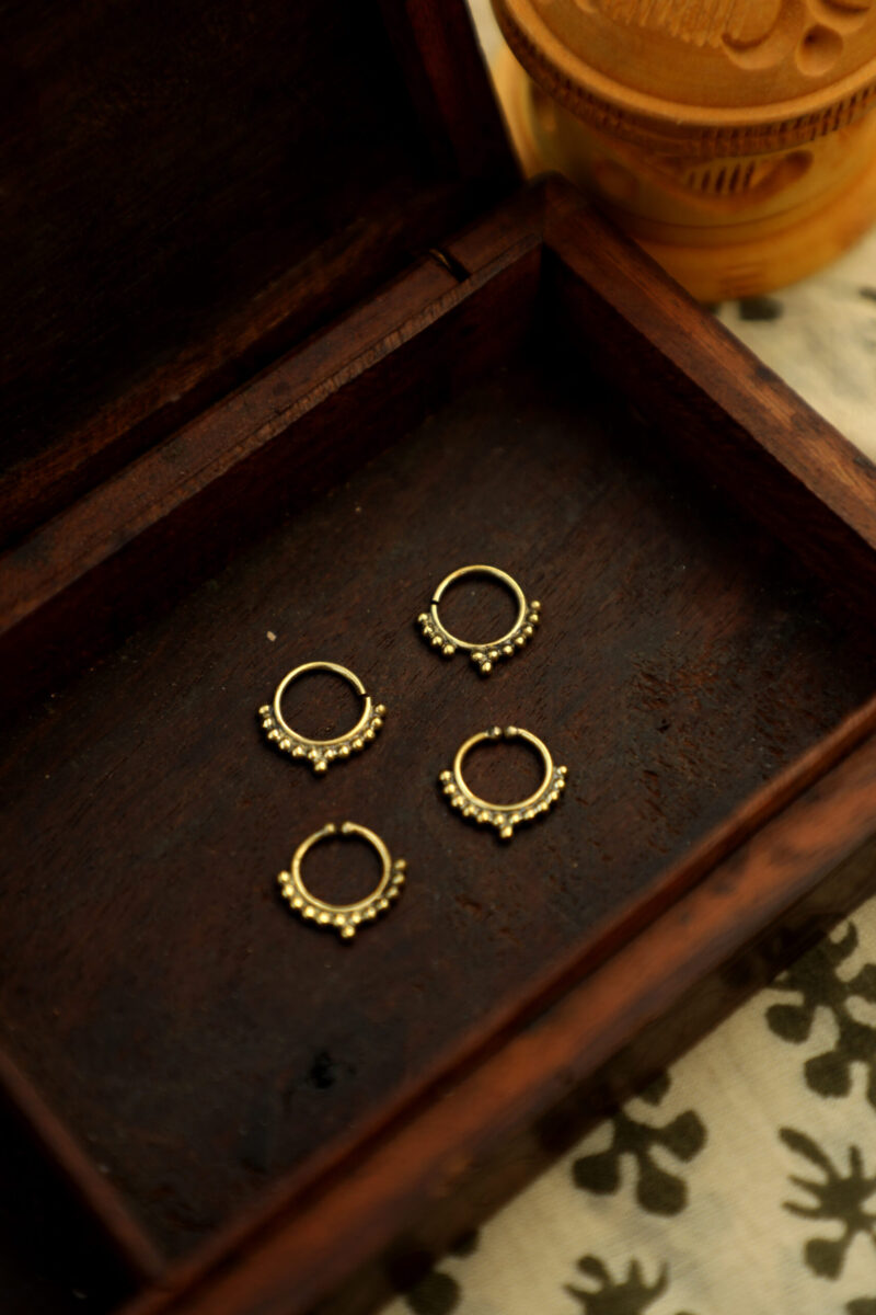 Anneau de septum pointillé