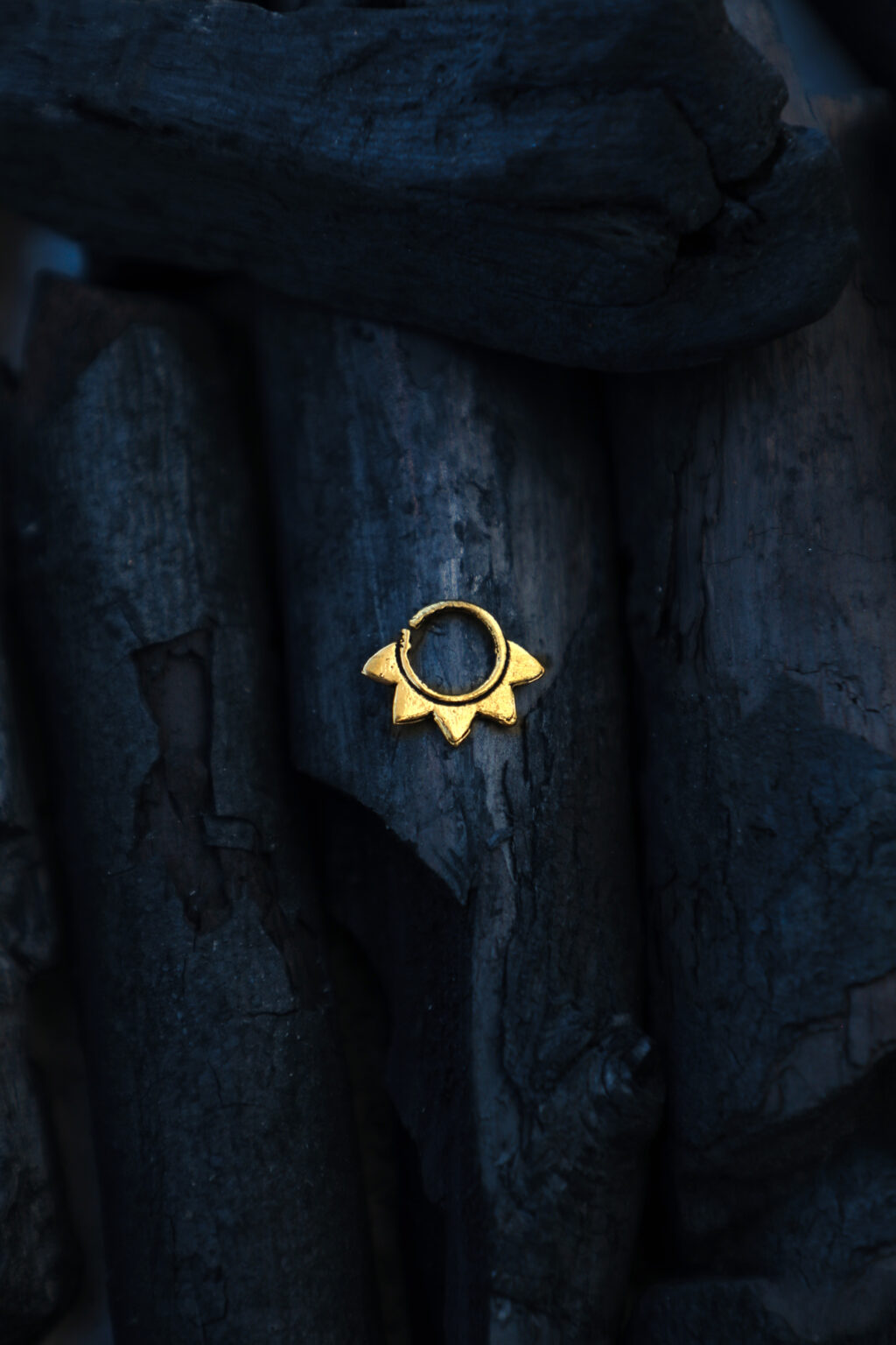 Anneau de septum de style Shuriken