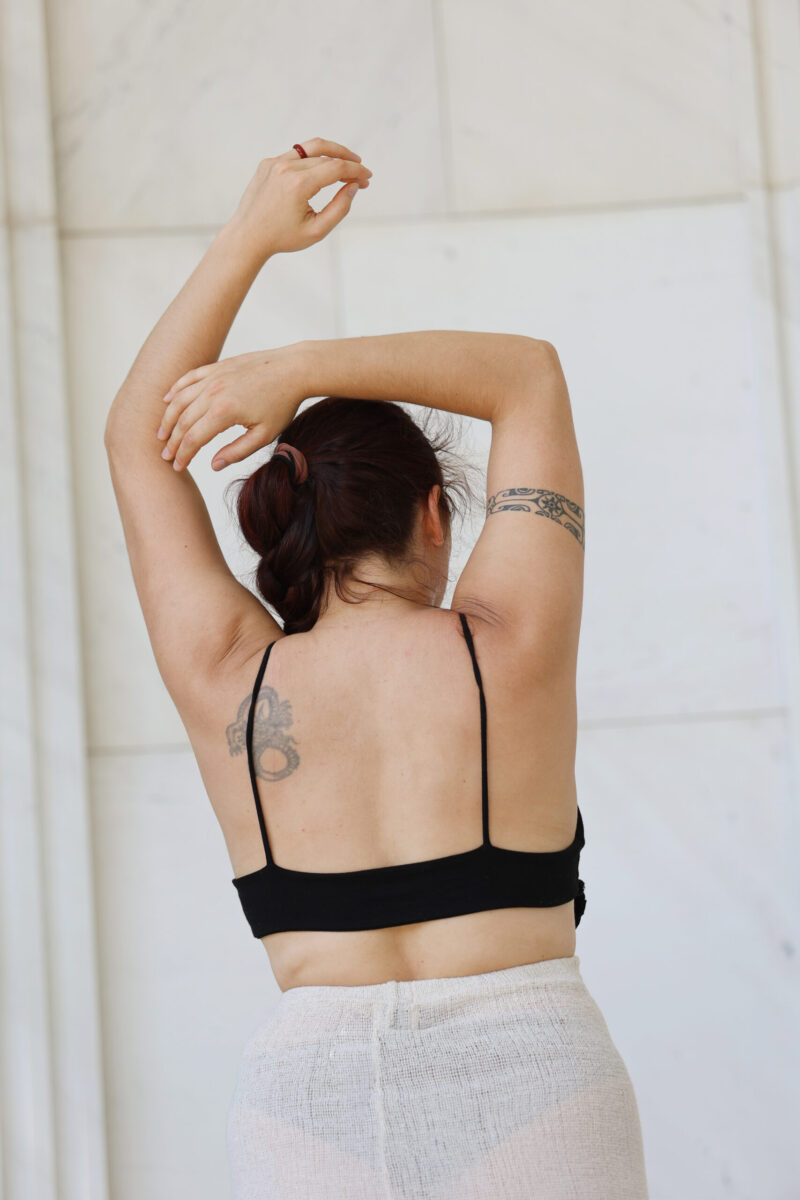 Conjunto de falda/top negro Mystic