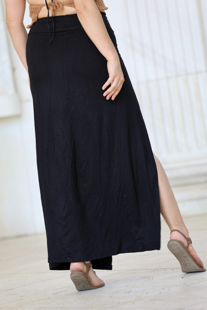 Conjunto de falda/top negro Mystic