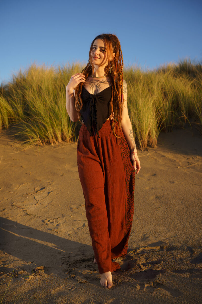 Conjunto de falda/top negro Mystic