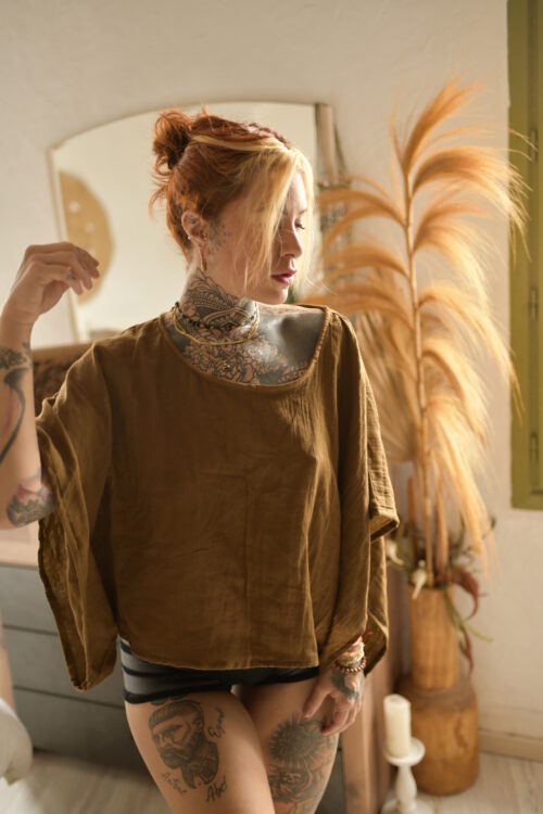 Poncho de salvia del desierto