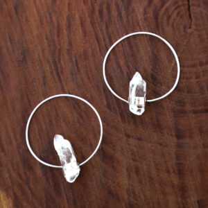 Crystal Clarity Hoops