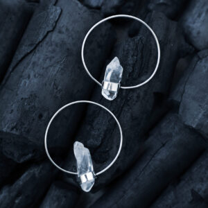 Crystal Clarity Hoops