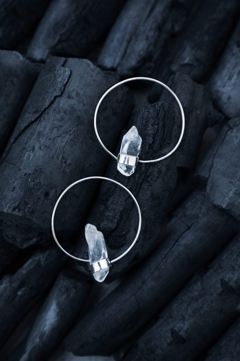Crystal Clarity Hoops