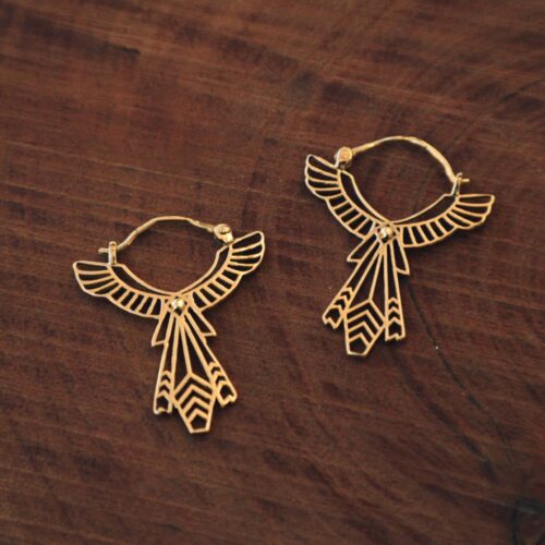 Tribal Phoenix  Earrings