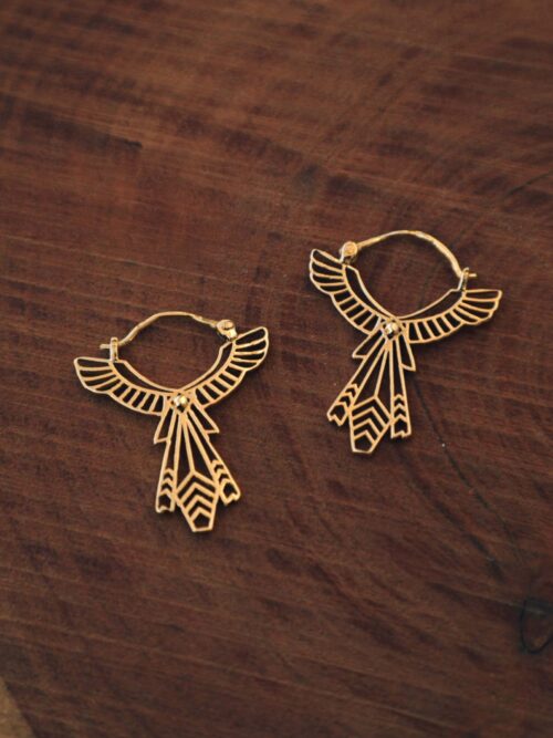 Pendientes Tribal Fénix