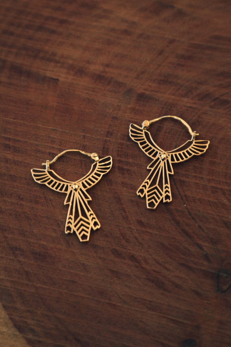 Tribal Phoenix  Earrings