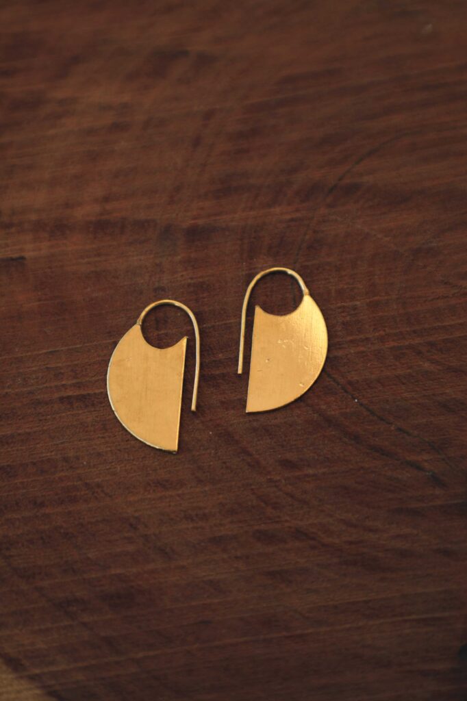 Gothic Shield Earrings
