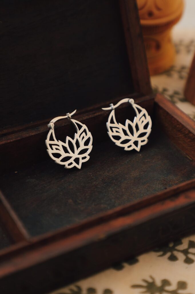 Mystic Lotus Earrings