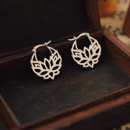 Mystic Lotus Earrings