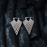 Pendientes abstractos triangulares