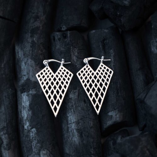 Pendientes abstractos triangulares