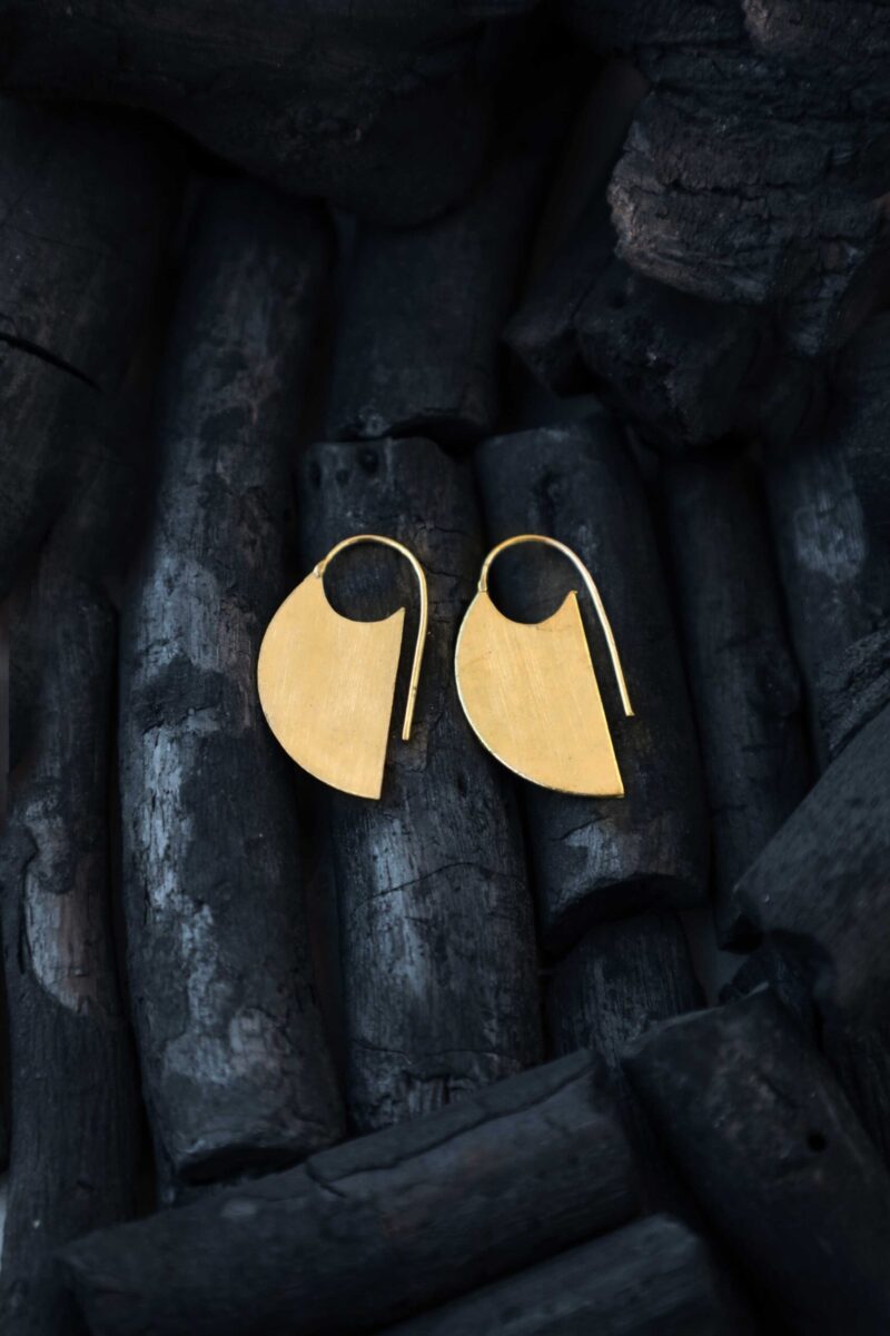 Gothic Shield Earrings