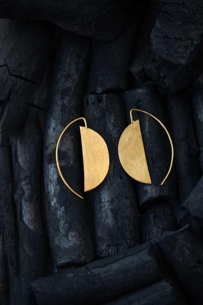 Semi Circle Earrings