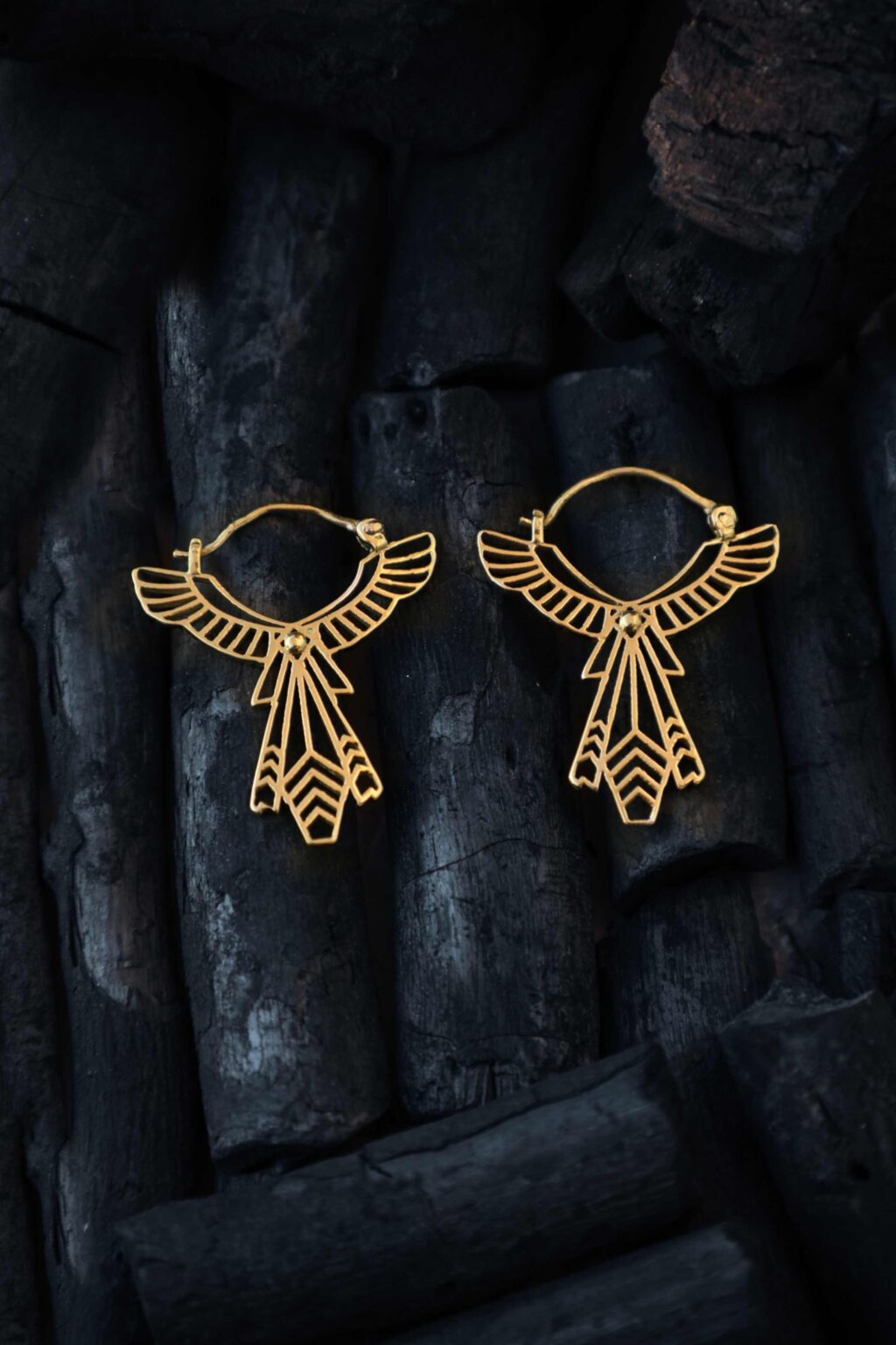 Pendientes Tribal Fénix