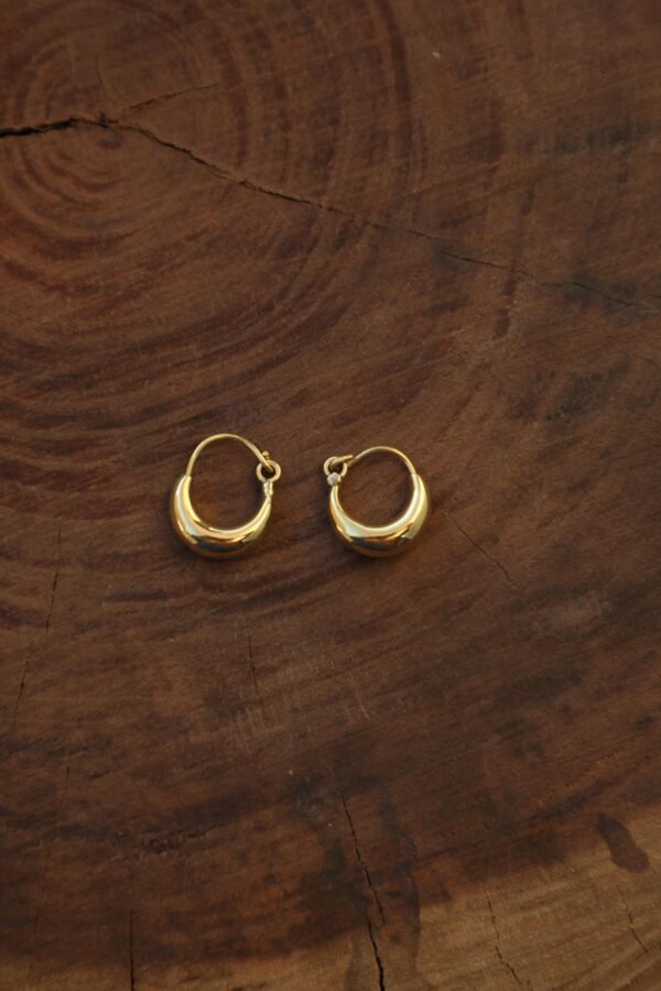 Boucles d’oreilles créoles épaisses