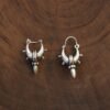 SpikeDrop Small Silver Earrings
