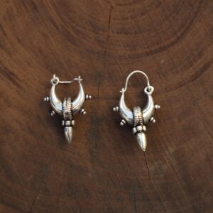 Petites boucles d’oreilles en argent SpikeDrop