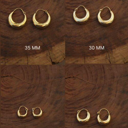 Chunky Hoop Earrings