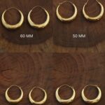 Boucles d’oreilles créoles épaisses