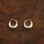 Grosses petites boucles d’oreilles en argent