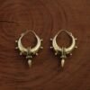 SpikeDrop Hoop Earrings