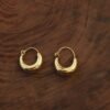 Boucles d’oreilles créoles épaisses