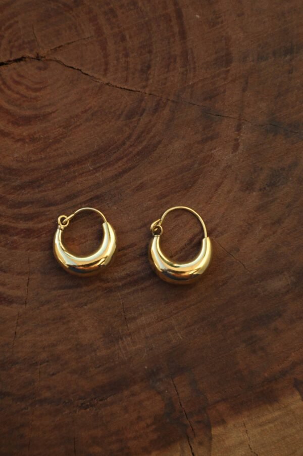 Boucles d’oreilles créoles épaisses