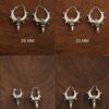 SpikeDrop Orecchini Piccoli in Argento