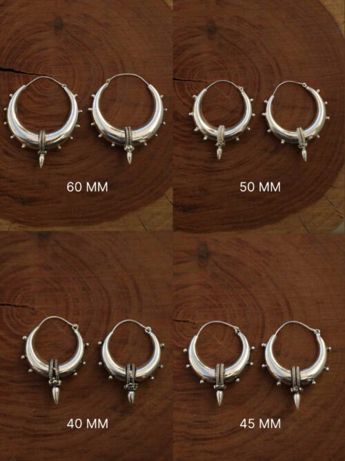 Pendientes de plata Spike Drop