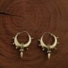 SpikeDrop Hoop Earrings