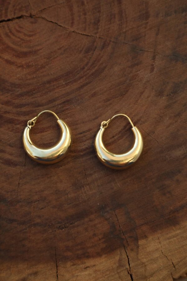 Boucles d’oreilles créoles épaisses