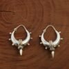 SpikeDrop Small Silver Earrings