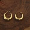 Boucles d’oreilles créoles épaisses