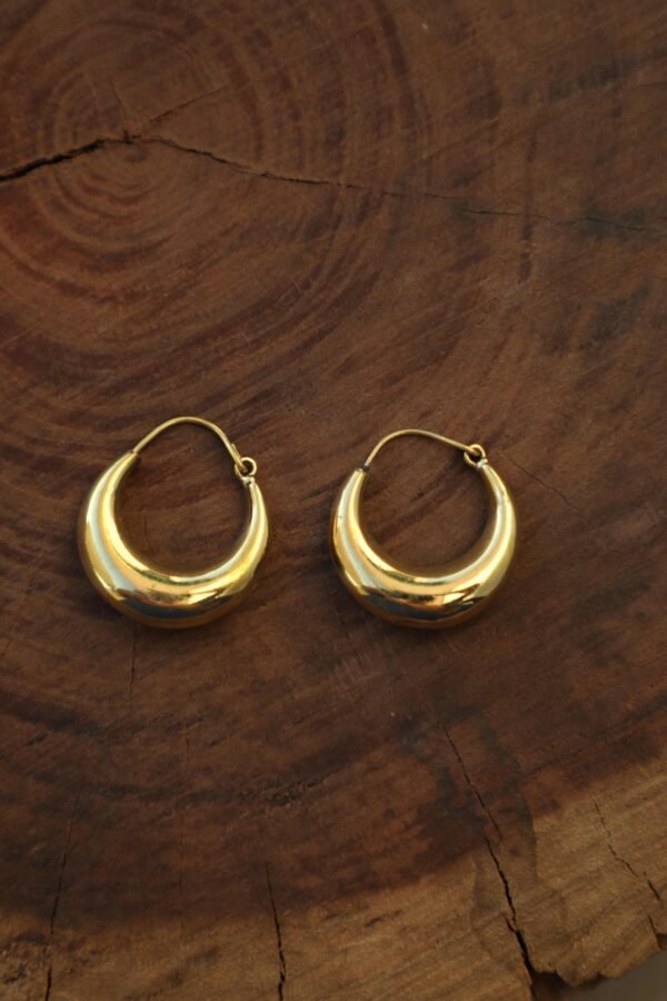 Boucles d’oreilles créoles épaisses