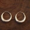 Chunky Silver Earrings