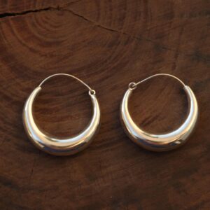 Chunky Silver Earrings