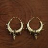 Pendientes de aro colgantes tribales
