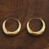 Boucles d’oreilles créoles épaisses