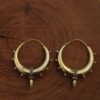 Pendientes de aro colgantes tribales