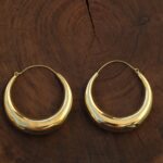 Boucles d’oreilles créoles épaisses