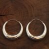 Chunky Silver Earrings