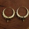 Pendientes de aro colgantes tribales